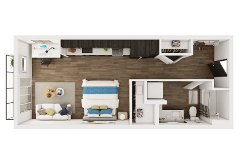 DAYMARK, Studio, 1 Bath at Marina Square, Bremerton, 98337